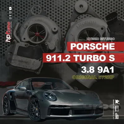 Hybrid Turbos Porsche 911.2 TURBO S 3.8 OEM 572hp ENGINE 9A1